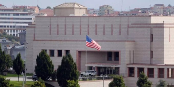 Ein Konsulatsangestellter soll für die USA spioniert haben. Das US-Konsulat in Istanbul.
