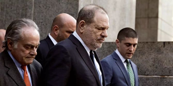 Harvey Weinstein vor dem Gericht in New York.