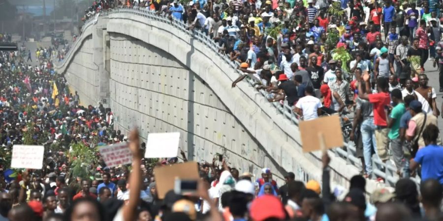 Proteste in Port-au-Prince