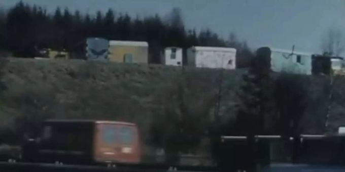 Das Zaffaraya-Provisorium auf dem leerstehenden Autobahn-Terrain im Neufeld. Das Zaffaraya-Provisorium auf dem leerstehenden Autobahn-Terrain im Neufeld.