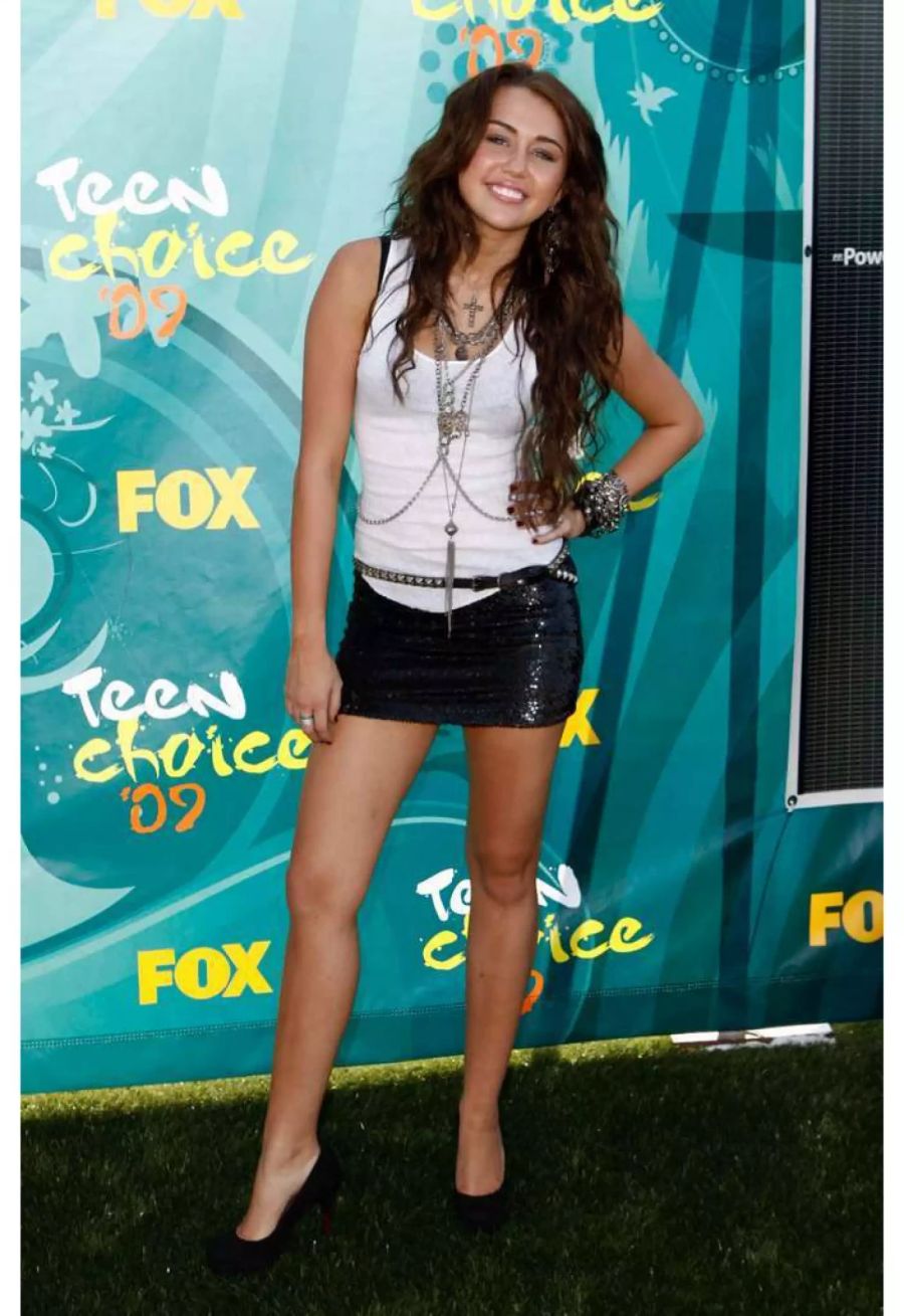 Miley als 17-Jährige bei den Teen-Choice-Awards.