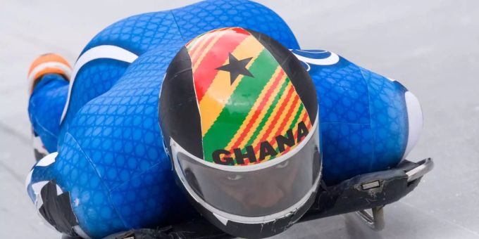 Akwasi Frimpong an der Skeleton-WM 2017. Akwasi Frimpong an der Skeleton-WM 2017.