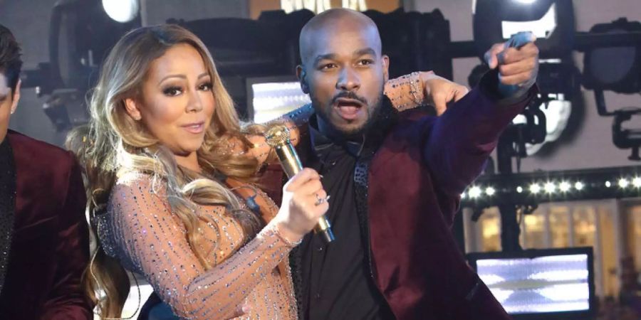 Mariah Carey bei ihrem Auftritt vergangenen Silvester in New York.