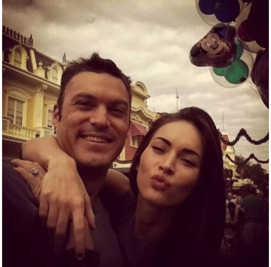 Glücklich: Megan und Ehemann Brian Austin Green.