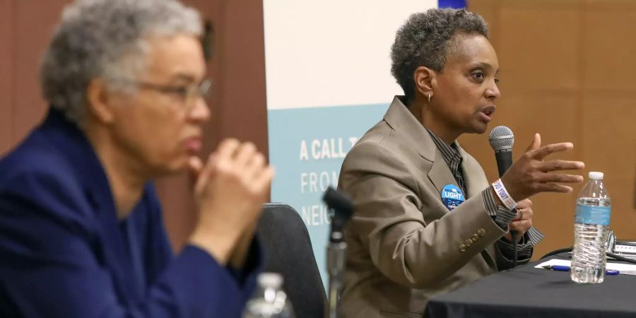 Toni Preckwinkle Lori Lightfoot