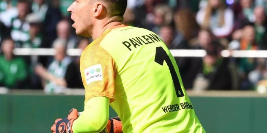 Jiri Pavlenka musste aufgrund einer Oberschenkelverletzung gegen den SC Freiburg zur Halbzeit ausgewechselt werden. Foto: C. Jaspersen
