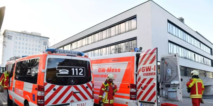 Einsatz Landtag Thüringen