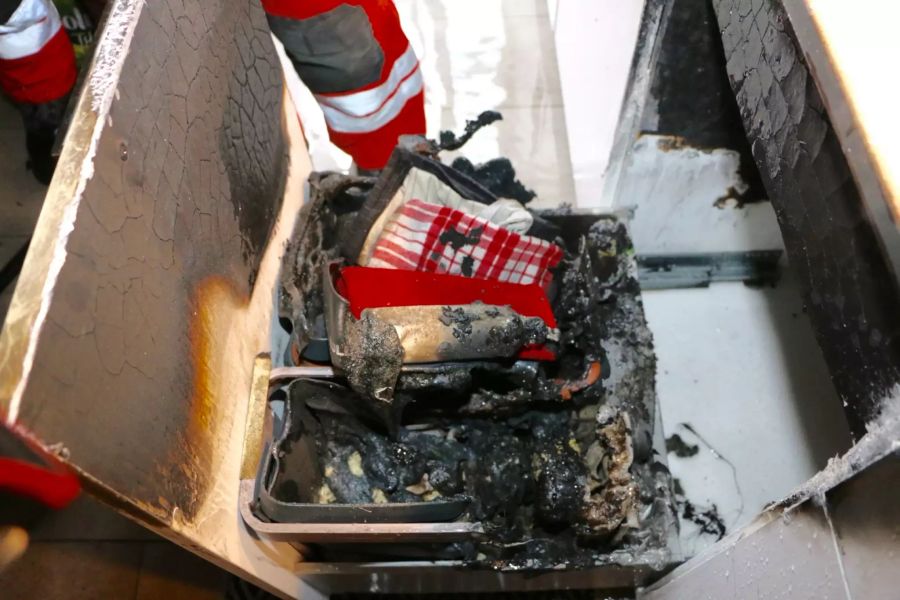 Einsatz in einem Schlieremer Wohnhaus.