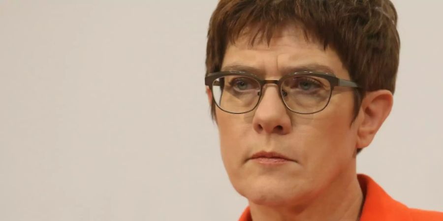 CDU-Chefin Kramp-Karrenbauer