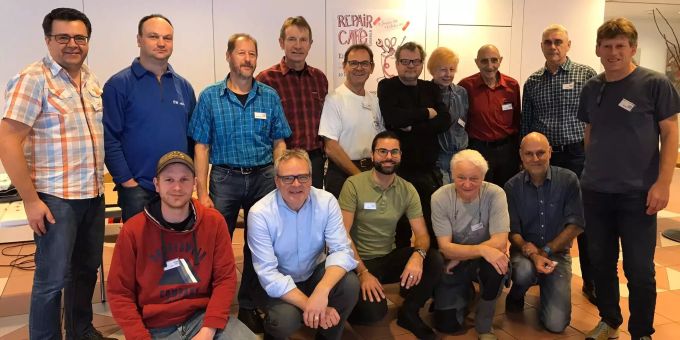Das Repair Café Team hatte alle Hände voll zu tun. Repair Café