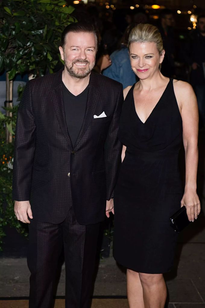 Ricky Gervais und seine Partnerin Jane Fallon sind seit 1982 ein Paar. ricky gervais