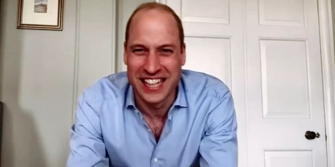 Das Videostandbild zeigt Prinz William, Herzog von Cambridge, in seiner Rolle als Schirmherr des National Emergencies Trust bei einem Videoanruf. Coronavirus - Prinz William