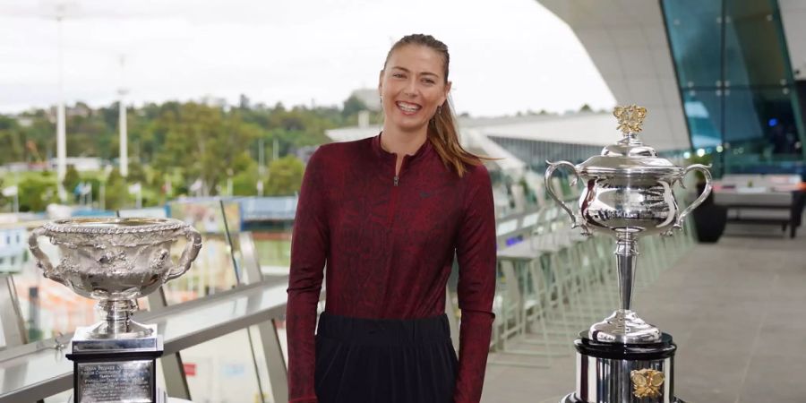 Maria Sharapova gewann in ihrer Karriere drei Grand-Slam-Turniere.