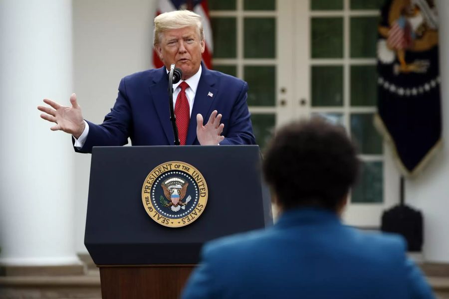 Virus Outbreak Trump