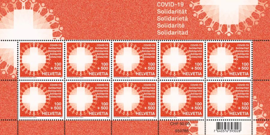 Post Briefmarke Coronavirus