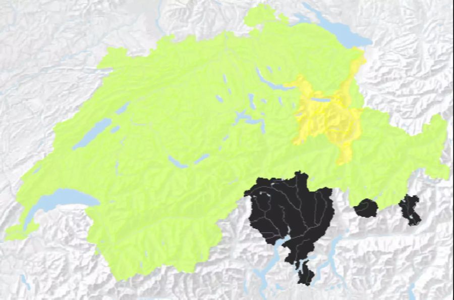 Waldbrände Tessin