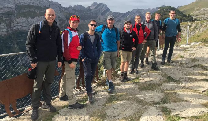 Geselligkeit: Turnfahrt in die Berge. Turnfahrt STV Schafisheim