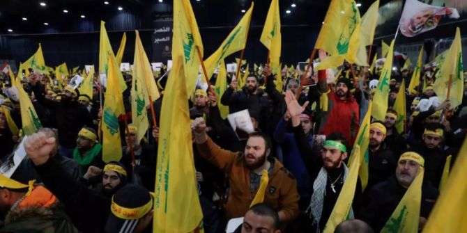 Hisbollah-Unterstützer in Beirut