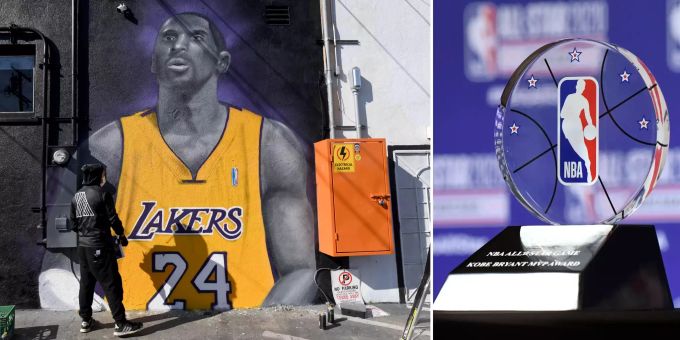 Der All-Star-Preis der NBA wird nach Legende Kobe Bryant (†41) benannt. Kobe Bryant NBa