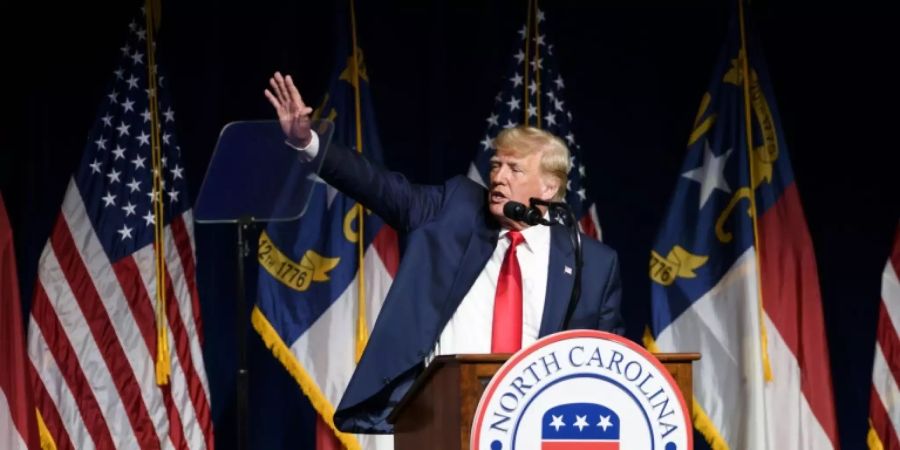 Trump vor Anhängern in North Carolina