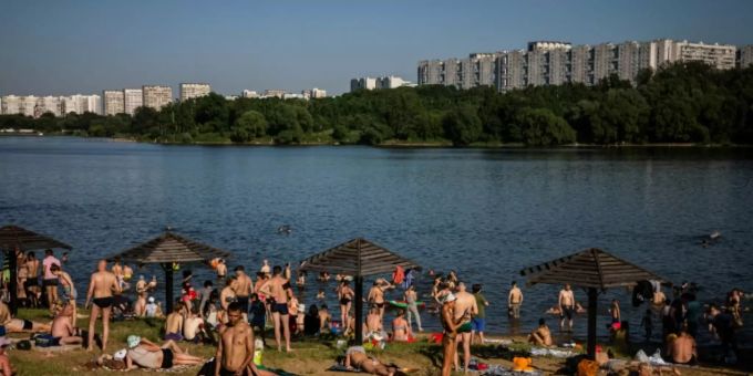 Moskau stöhnt unter Hitzewelle Moskau stöhnt unter Hitzewelle