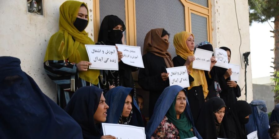 Frauen protestieren in Afghanistan