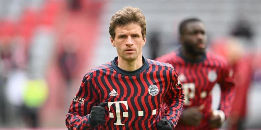 Hat sich erneut mit dem Coronavirus infiziert: Bayerns Thomas Müller. Foto: Tobias Hase/dpa