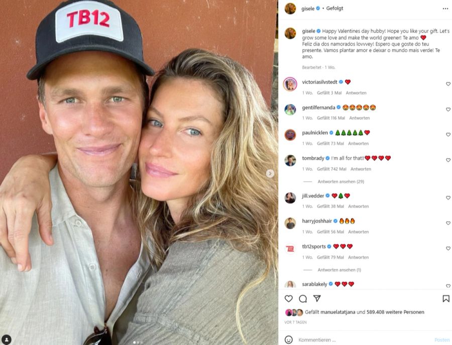 Tom Brady und Gisele Bündchen sind seit 2009 verheiratet.