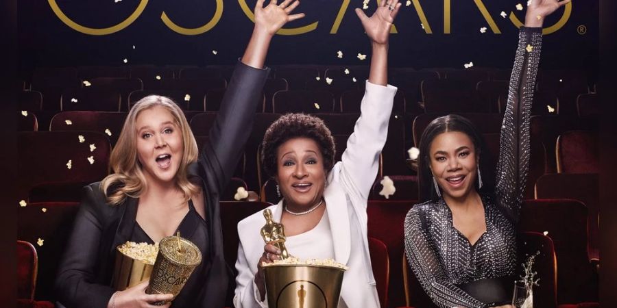 Die drei Oscar-Hosts 2022: Amy Schumer (li.), Wanda Sykes und Regina Hall (re.)