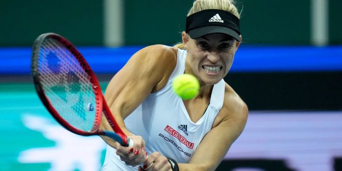 Rechnet im Billie Jean King Cup mit einer schwierigen Partie für die deutschen Tennis-Damen in Kasachstan: Angelique Kerber. Rechnet im Billie Jean King Cup mit einer schwierigen Partie für die deutschen Tennis-Damen in Kasachstan: Angelique Kerber.