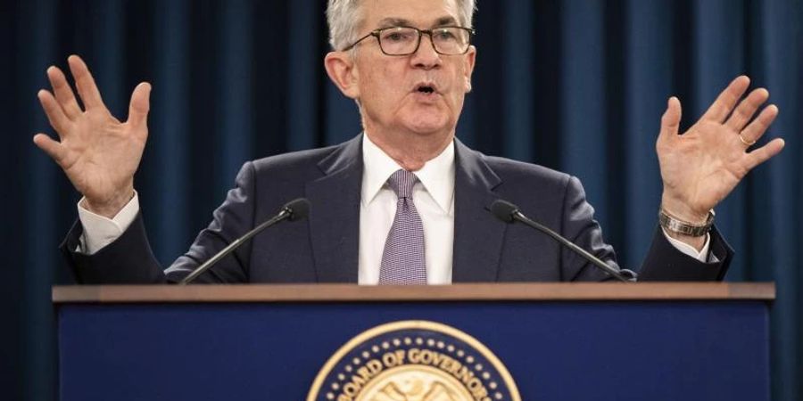 Die US-Notenbank Federal Reserve, kurz Fed, erhöht erstmals seit Beginn der Corona-Pandemie ihren Leitzins. (Im Bild: Fed-Chef Jerome Powell). Foto: Manuel Balce Ceneta/AP/dpa