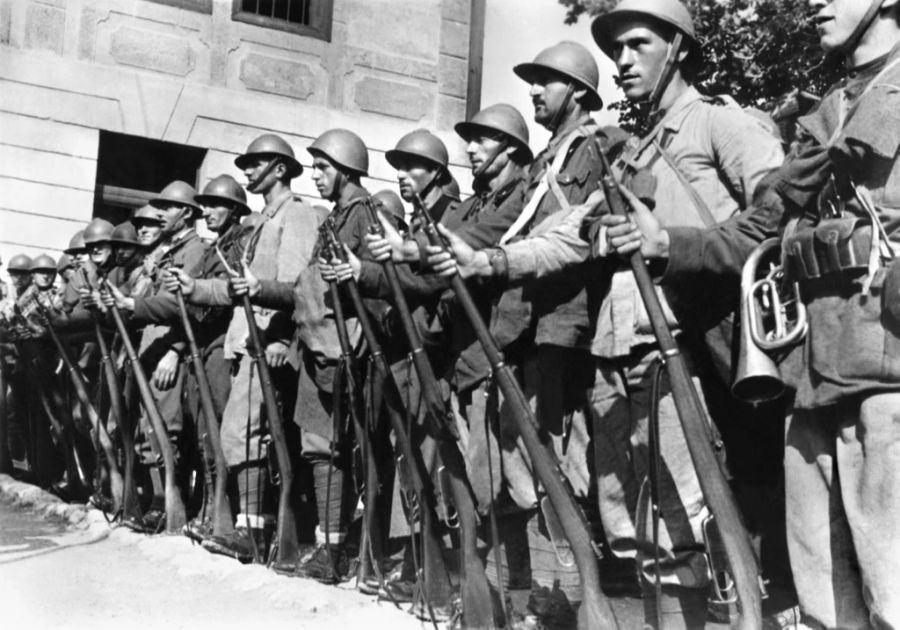 Albanien Soldaten 1943