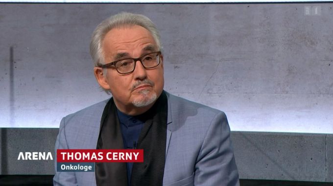 Der Onkologe Thomas Cerny verglich die Tabaksucht in der «Arena» mit der Heroin- oder Kokainsucht. Tabakwerbeverbot