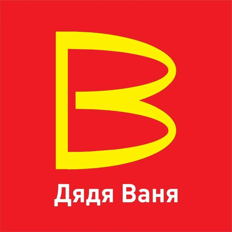 So sollte das abgeänderte McDonalds Logo in Russland für die neue Kette «Onkel Wanja» aussehen.