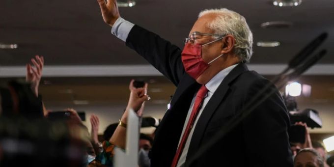 António Costa nach seinem Wahlsieg António Costa nach seinem Wahlsieg