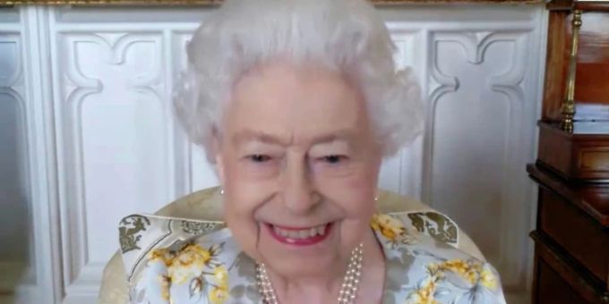 Die Queen beim Video-Gespräch Die Queen beim Video-Gespräch