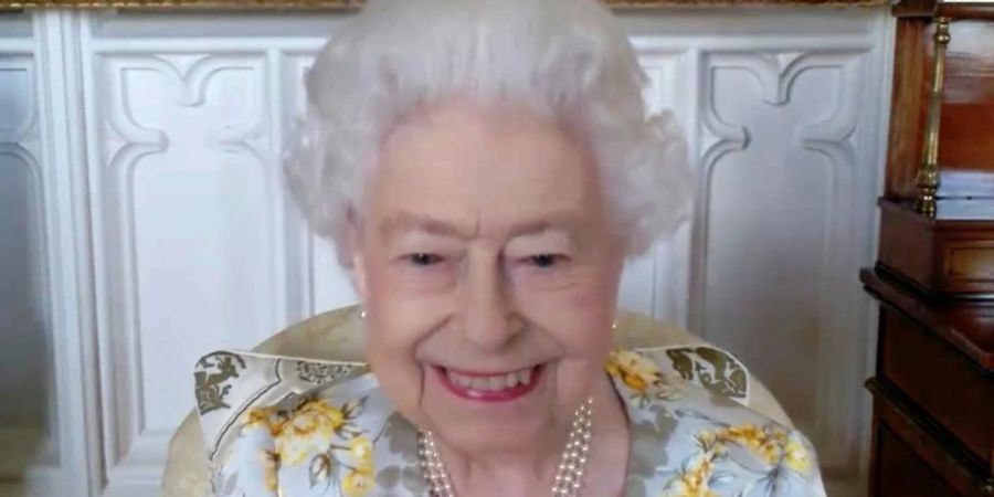 Die Queen beim Video-Gespräch