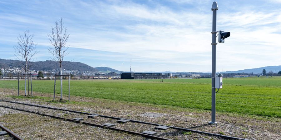 Zufahrtsgleis zum Depot der Limmattal Bahn. - Dietikon