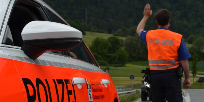 Kantonspolizei Graubünden. (Symbolbild) Kantonspolizei Graubünden