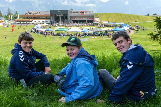 Hansueli, Florian und Markus aus Flawil.