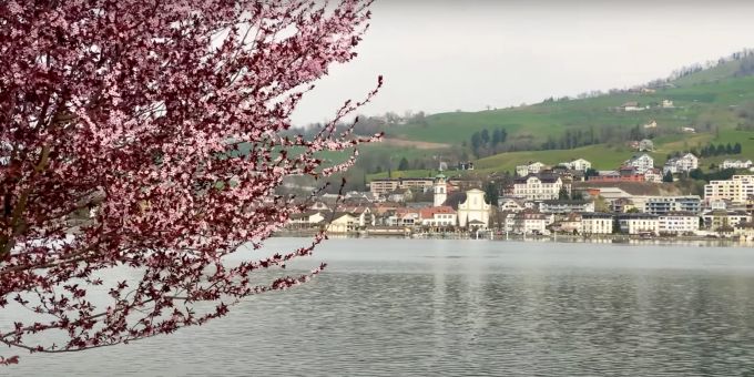 Das Örtchen Küssnacht im Kanton Schwyz. küssnacht