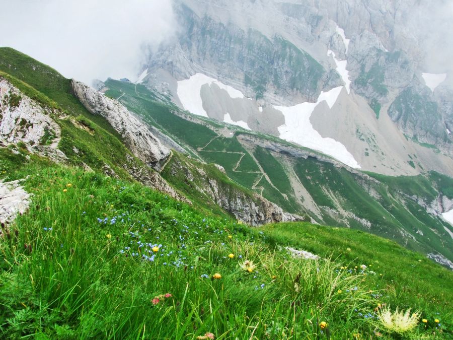 Santis im Alpsteinmassiv