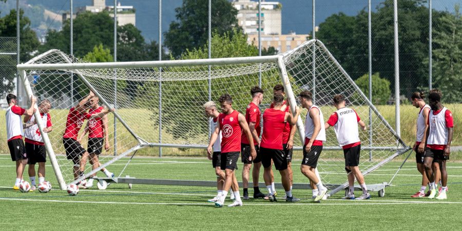 Training des FC Thun. - Berner Oberland