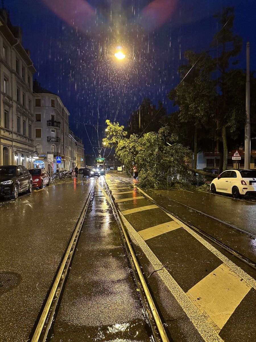 Heftiges Gewitter