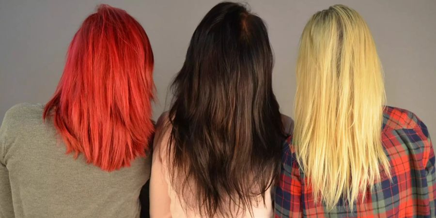 gefärbte haare haarfarben