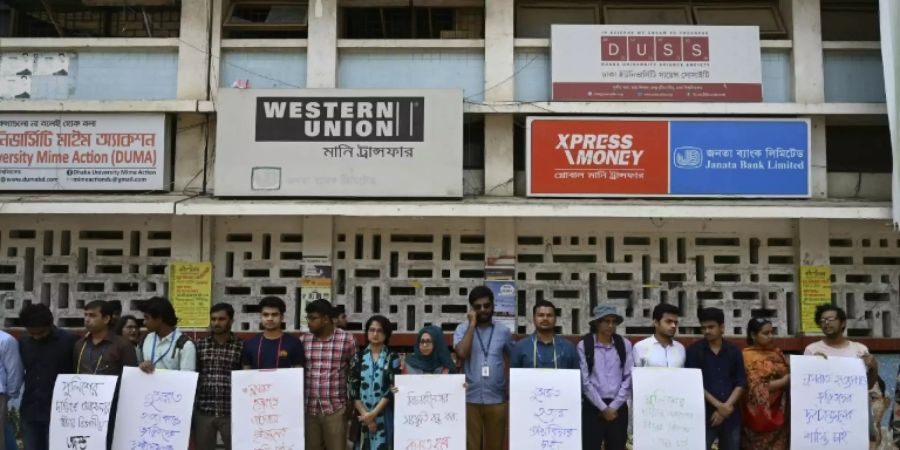 Protest gegen sexuelle Gewalt in Bangladesch