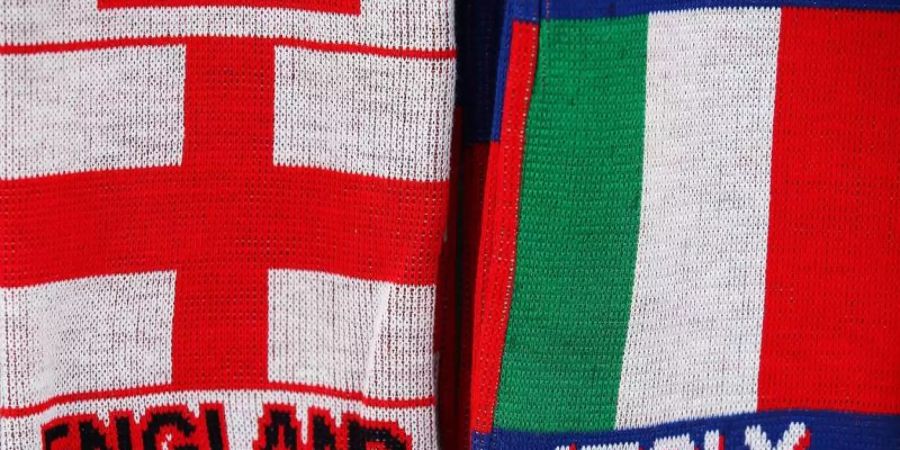 Treffen vor der EM in einem Testsiel aufeinander: England und Italien. Foto: Nick Potts/PA Wire/dpa