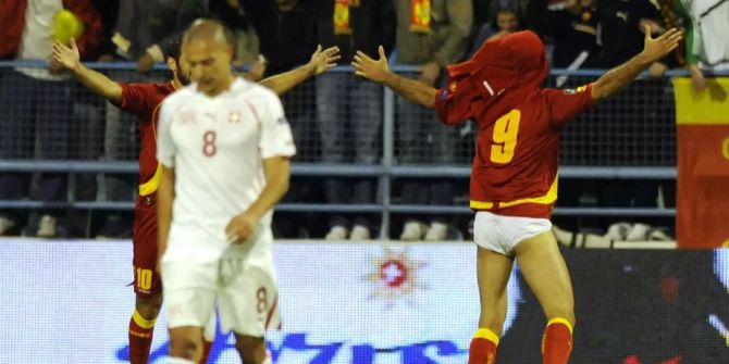 Schweizer Nati Vucinic Jubel