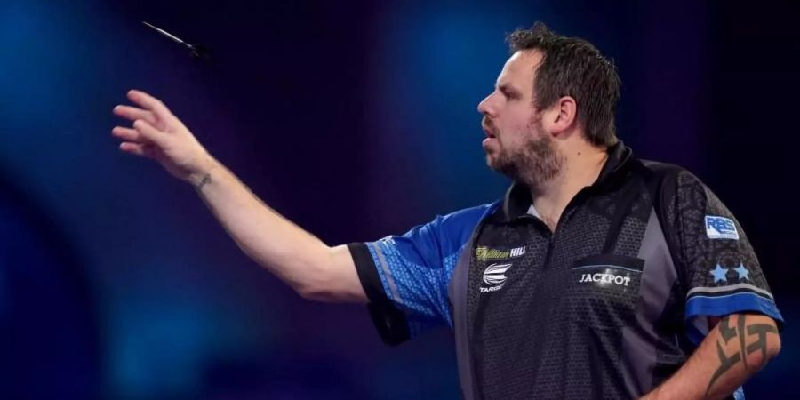 Adrian Lewis setzte sich knapp durch. Foto: John Walton/PA Wire/dpa