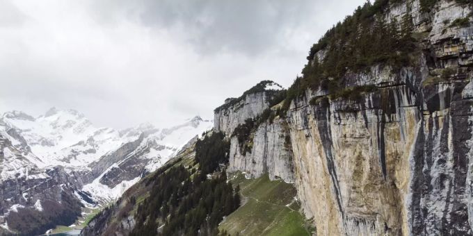 Blick auf die Region beim Alpstein. Alpstein